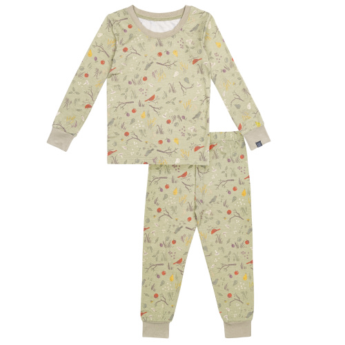 Modern Moments by Gerber Toddler Neutral Super Soft Tight Fitting Pajama Set, 2-Piece, Sizes 12M-5T