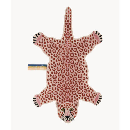 Pinky Leopard Rug Large - Doing Goods