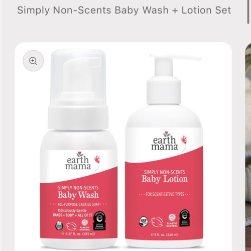 Simply Non-Scents Baby Wash + Lotion Set