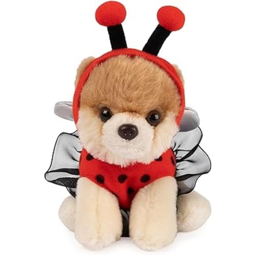 GUND Boo, The World’s Cutest Dog Ladybug Plush Pomeranian Stuffed Animal for Ages 1 and Up, 5”