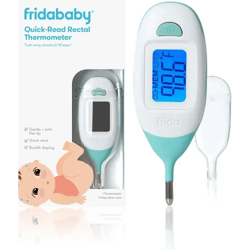 Frida Baby Rectal Thermometer for Baby Digital Fever Thermometer for Babies, Newborns & Infants, FSA/ HSA Eligible