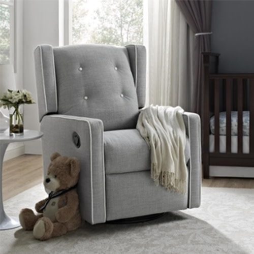 Baby Relax Mikayla Swivel Glider Nursery Recliner