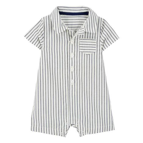 Baby Boy Carter's Striped Polo Romper