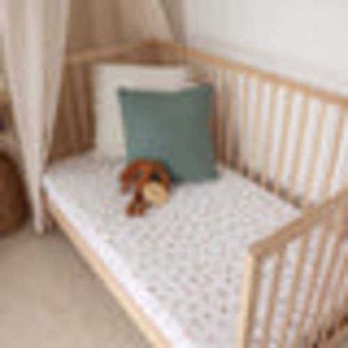 Garden Friends Organic Fitted Cot Sheet | Snuggle Hunny