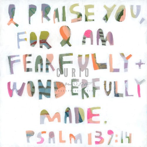 Psalm 139 (pinks) — Curio by MD