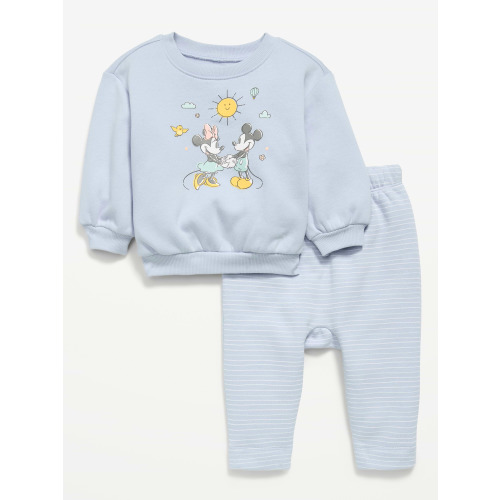 Disney© Crew-Neck Sweatshirt and Sweatpants Set for Baby
