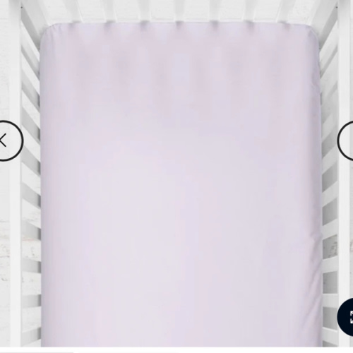 Lovely Lavender Solid Crib Sheet