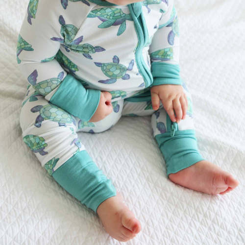 Totally Turtles Convertible Zip Romper