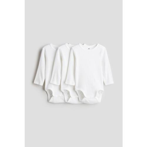 3-pack Ribbed Bodysuits
