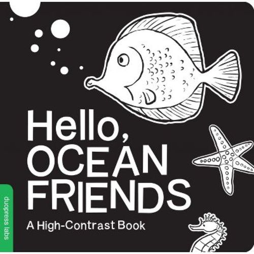 Hello, Ocean Friends - (high-contrast Books) By Duopress Labs (board Book)
