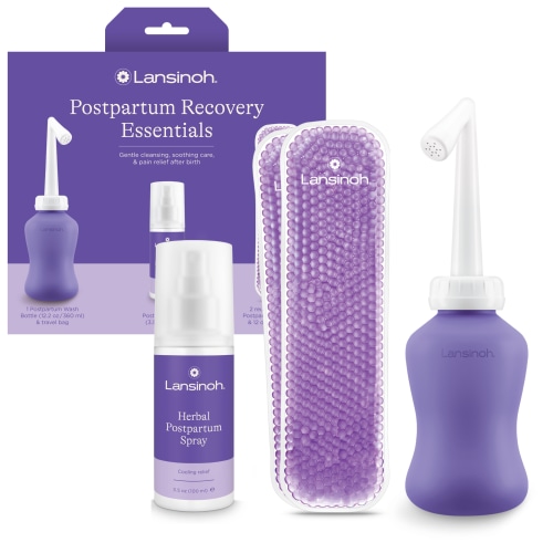 Lansinoh Postpartum Essentials Recovery Bundle, Postpartum Care Kit, 3.5 oz