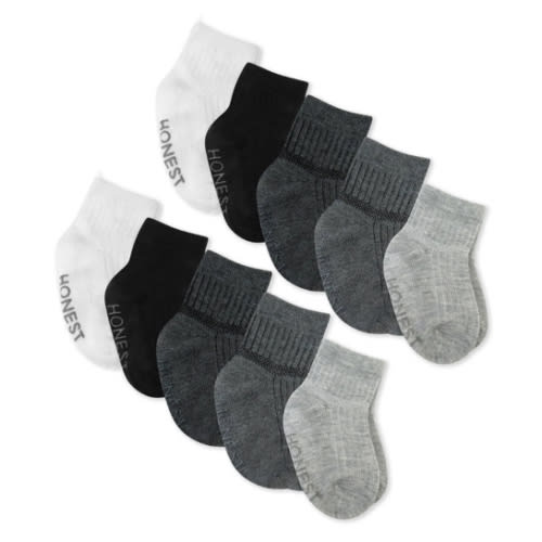 10-Pack Cozy Socks Sustainably Made Bundle | Honest Baby Clothing