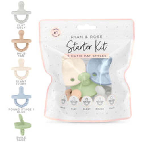 Cutie PAT Kit - Silicone Pacifier & Teether In One