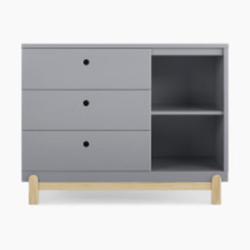 Delta Children Poppy 3 Drawer Dresser - Grey/Natural