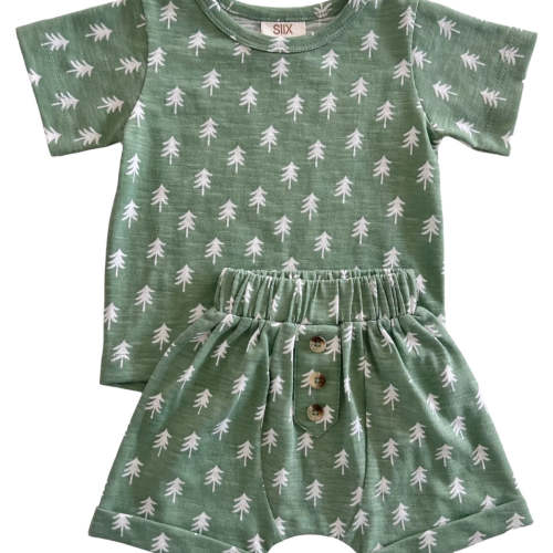 Tree / Organic Tee & Short Set