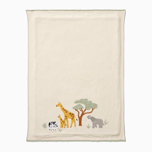 Safari Knit Baby Blanket
