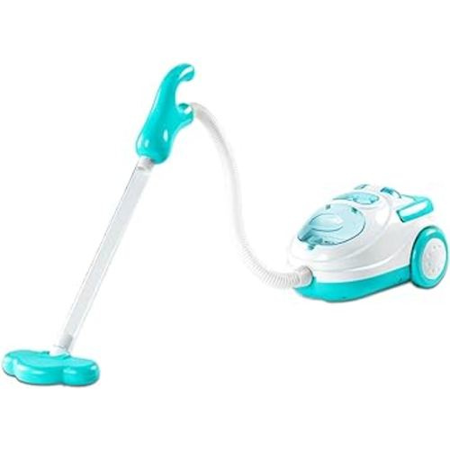 MYTOY MYJOY Kids Vacuum That Really Works, Toy Vacuum Cleaner with Realistic Action & Sounds, Baby Play Vacuum Real Suction, Pretend Role Play Cleaning Toys for Toddlers Girls Boys Ages 3+