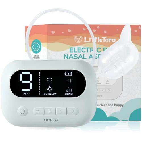 Pro Baby Nasal Aspirator - Built-in Music & Night Light - Rechargeable Nose Booger Sucker for Infants Babies Kids Toddlers - Snot Removal