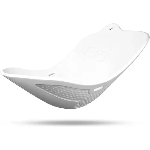 Puj – Puj Flyte Compact Infant Bathtub, Baby Bathtub for Newborns and Infants, Stylish Baby Bath Essentials for Home and Travel, 23.5 x 10.51 x 1.5 inches, White