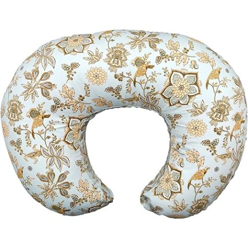 x-vesolje Nursing Pillow, Breastfeeding Pillow with Removable Cover, Ergonomic Breast Feeding Pillow, Baby Feeding Support Pillow for Mom Easier Breastfeeding- Original Size/Leaves