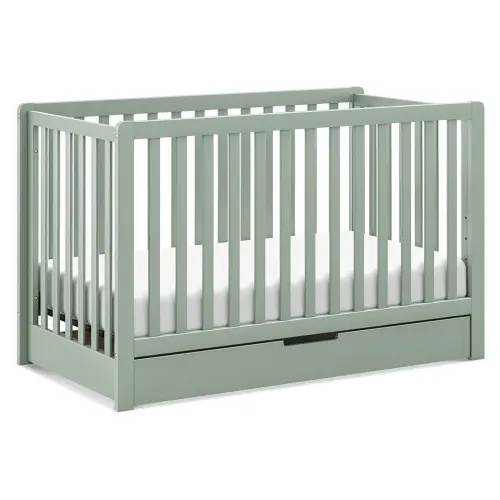 Carter's by daVinci Colby 4-in-1 Convertible Crib with Trundle Drawer - Light Sage