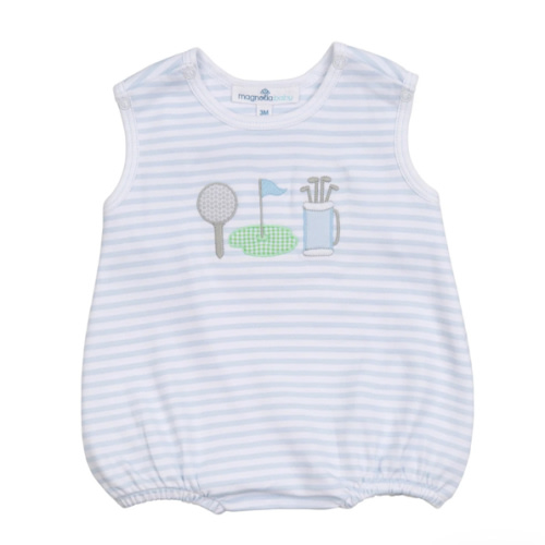 Putting Green Applique Bubble - Light Blue