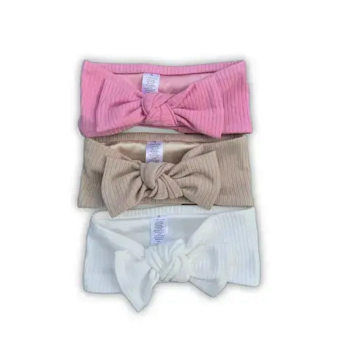 Newborn Satin Lined Bow Headband Gift Set – Aarin & Co.