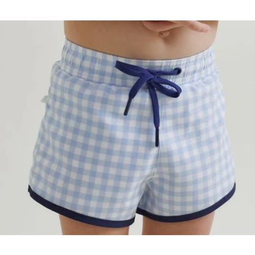 boys oasis blue gingham boardie – minnow