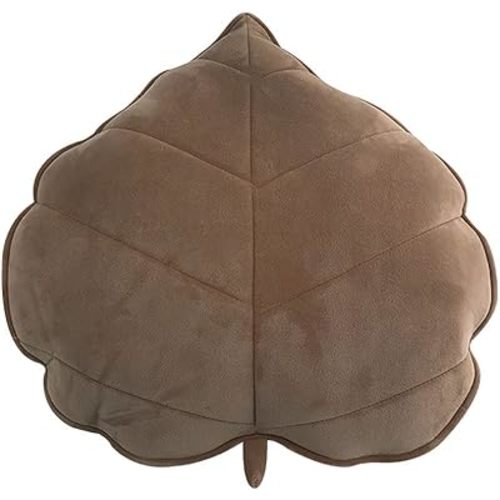 Leaf Throw Pillows Cute Novelty Plant Plush Cushion Backrest Pillow Home Decoration for Car, Bedroom, Sofa, Couch, Living Room, 19.7in/50CM