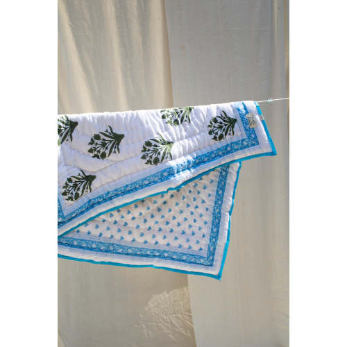 Baby Quilt in Palladio Stamp