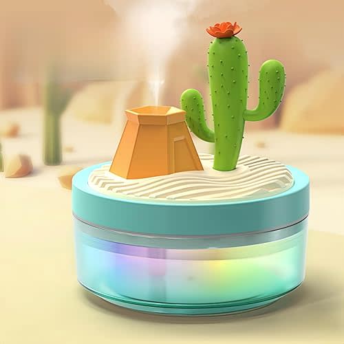 Portable baby humidifier with 2 Mist Modes, 320mL Large Tank Whisper-Quiet for Baby/Nursery/Office, Portable Mini Air Moisturizer (Green)