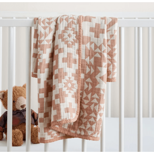 BLUE RIDGE ORGANIC COTTON BABY BLANKET