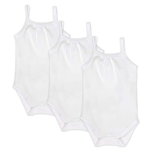 3-Pack Organic Cotton Cami Bodysuits | Honest Baby Clothing