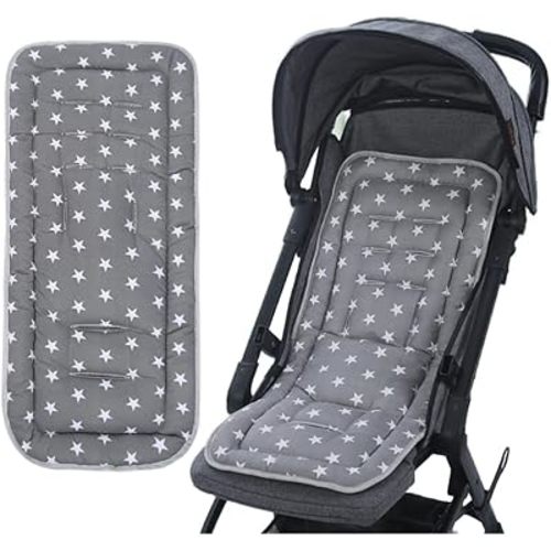 Baby Stroller Seat Liner Kids Pushchair Seat Cushion Mat Universal Breathable Stroller Liner Insert Stroller Cushion Pad Thick Cotton Stroller Liner Seat Pad Cover for Car