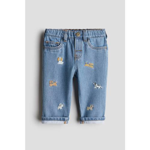 H&M Embroidery-Detail Jeans (4-6m)