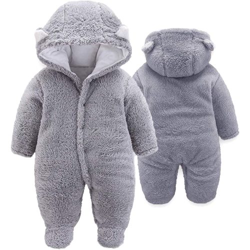 XMWEALTHY Unisex Baby Clothes Winter Coats Cute Newborn Infant Jumpsuit Snowsuit Bodysuits Registry for Baby Essentials Stuff