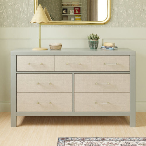 Namesake Eloise 7 Drawer 19" W Double Dresser & Reviews | Wayfair