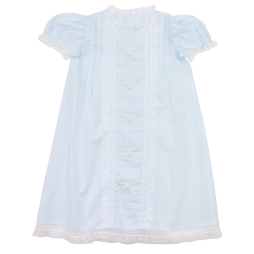 Blue Heirloom Embroidered Baby Gown – Cecil & Lou
