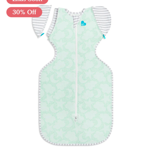 Swaddle Up™ Transition Bag 1.0 TOG (68-75°F) Mint Celestial Dot Organic Cotton