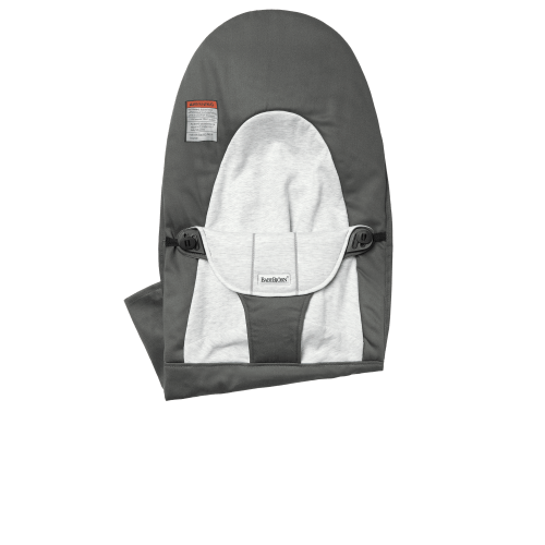 Extra Fabric Seat for Bouncer Balance Soft: Dark gray/Gray - Woven/Jersey