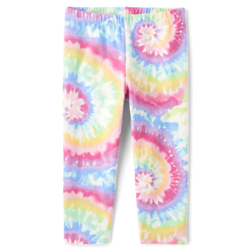 Girls Print Capri Leggings - Multi