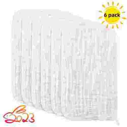 6 Pack Muslin Burp Cloths - 100% Cotton, Soft, Absorbent, Large 20''x10'', Suitable for Boys and Girls