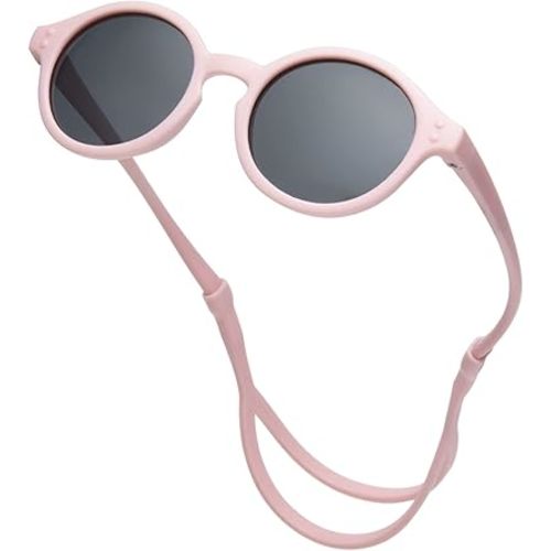 Pro Acme Cute Round Polarized Baby Sunglasses with TPEE Strap, Flexible Rubber for Toddler Newborn Ages 0-36 Months