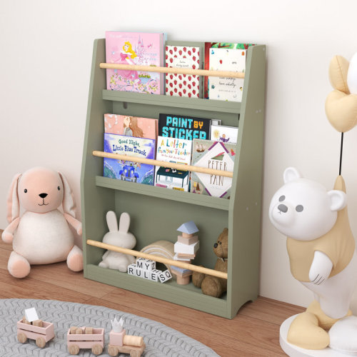 Isabelle & Max™ 3 Tier Kids Book Shelf,Kids Book Rack, Helps Keep Bedrooms, Playrooms, and Classrooms Organized | Wayfair