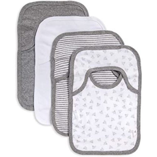 Burts Bees Baby Unisex-Child Pull On Bibs