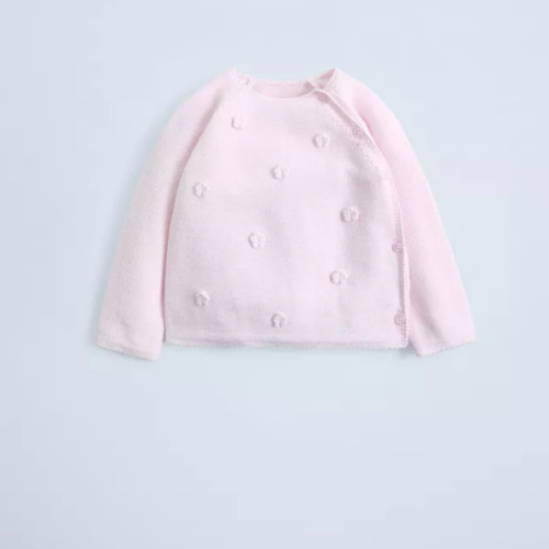 FLORAL KNIT SWEATER - Pale pink | ZARA United States