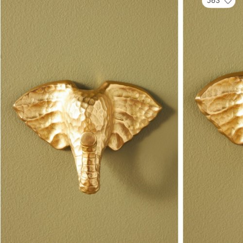 Elephant Safari Hook | Anthropologie