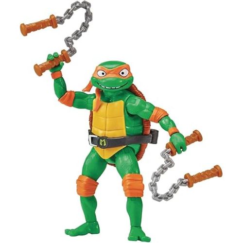 Teenage Mutant Ninja Turtles: Mutant Mayhem 4.25” Michelangelo Basic Action Figure by Playmates Toys