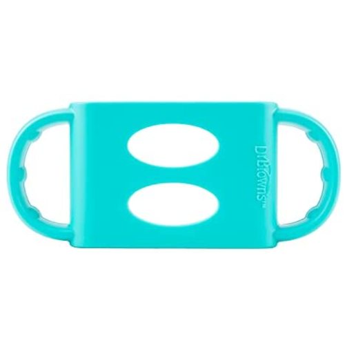 Dr. Brown's Silicone Bottle Handle for Wide-Neck Baby Bottles - Turquoise - 4m+