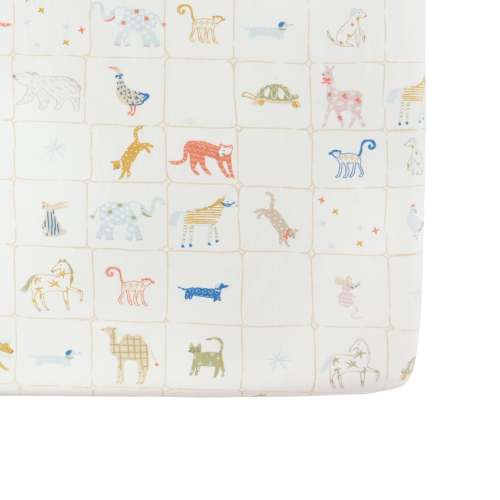 Crib Sheet - Animal Shuffle – Pehr